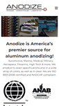 Mobile Screenshot of anodizeinc.com